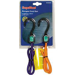 SupaTool Bungee Cord Set with Plastic Hooks