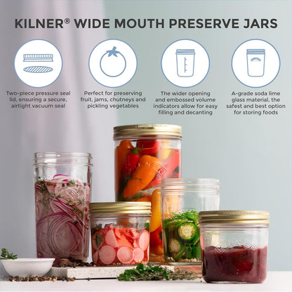 Kilner Wide Mouth Seals Set 12