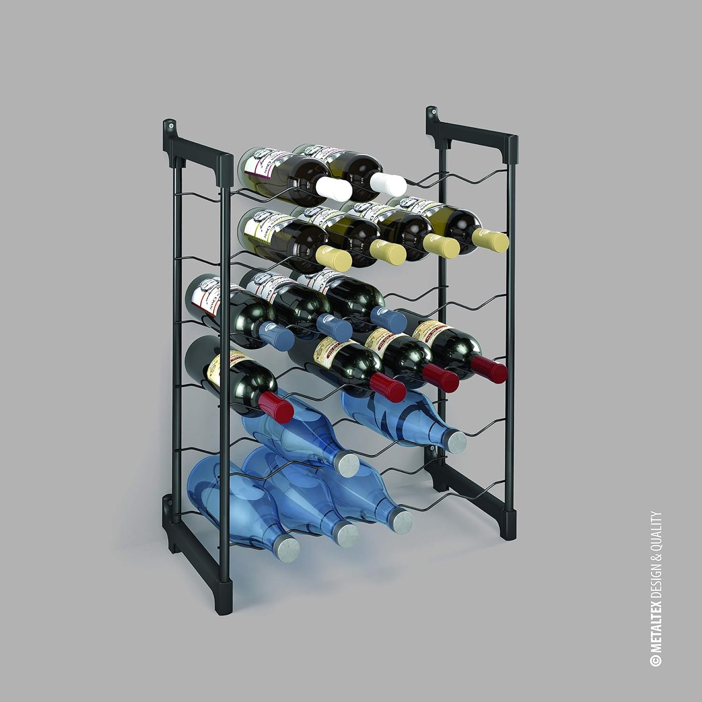 Metaltex Chianti Bottle Rack