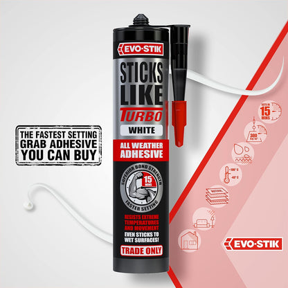 Evo-Stik Sticks Like Sh*t Turbo White 290ml