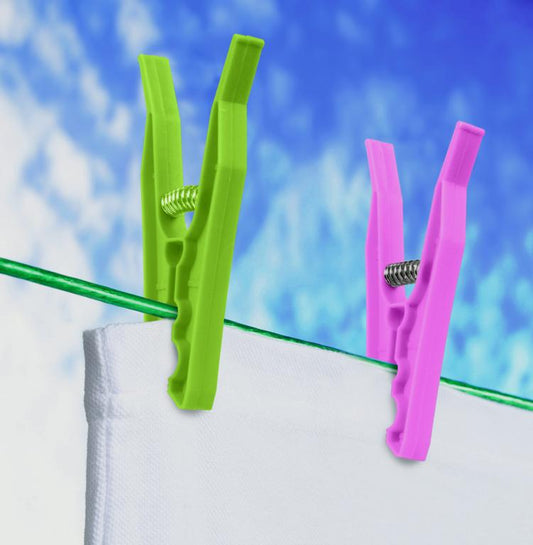 SupaHome Plastic Clothes Pegs