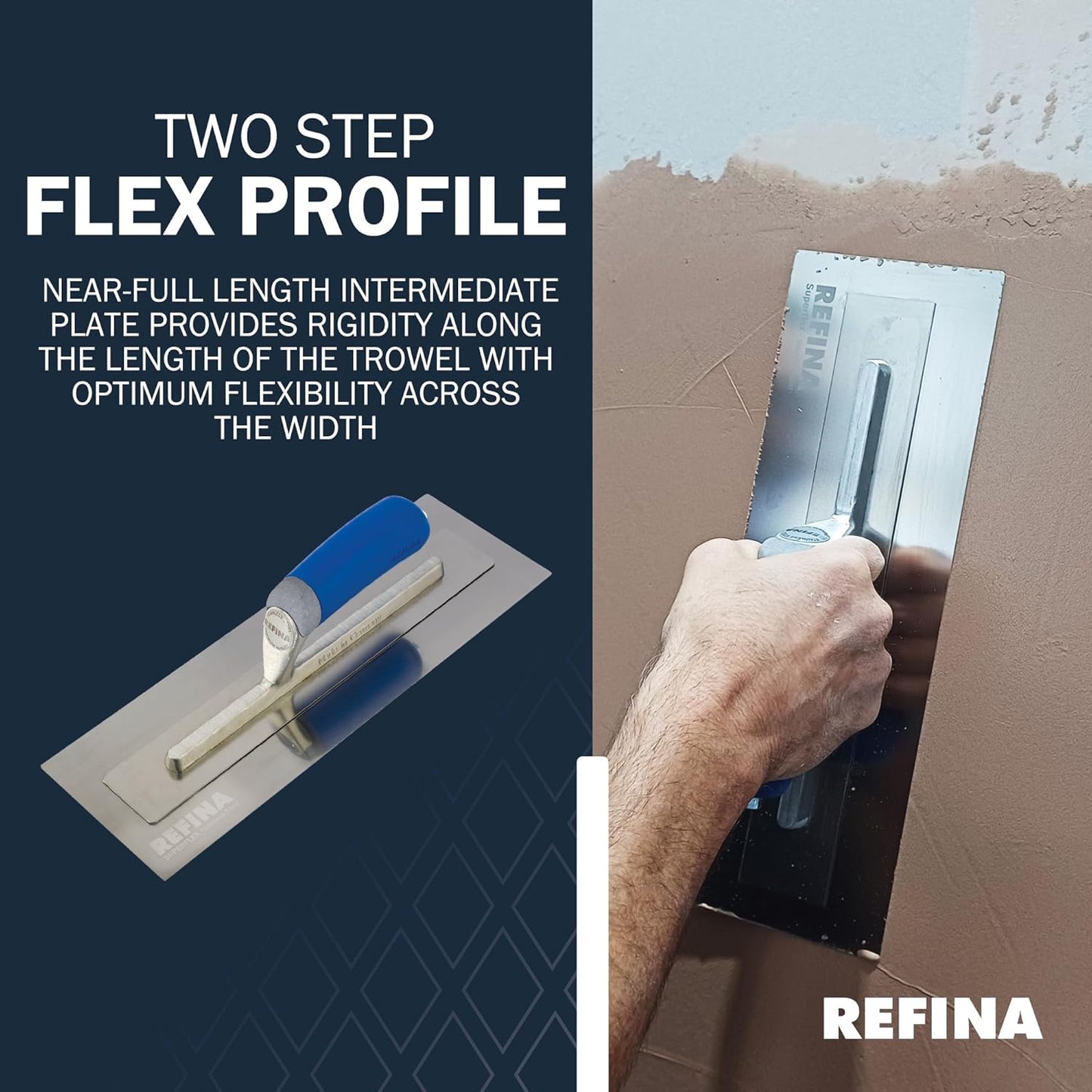 Refina Superflex Stainless Steel Trowel