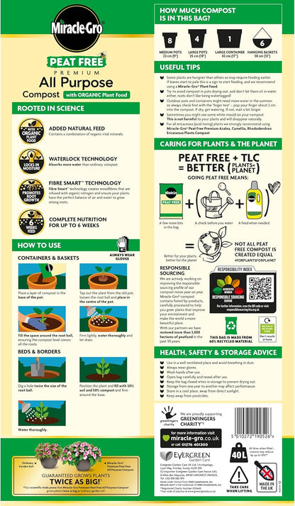 Miracle-Gro® All Purpose Peat Free Compost
