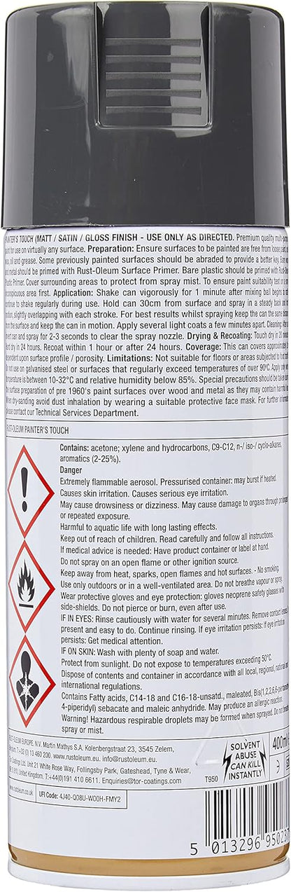 Rustoleum Painter Touch Aerosol Dg/Gls 400ml