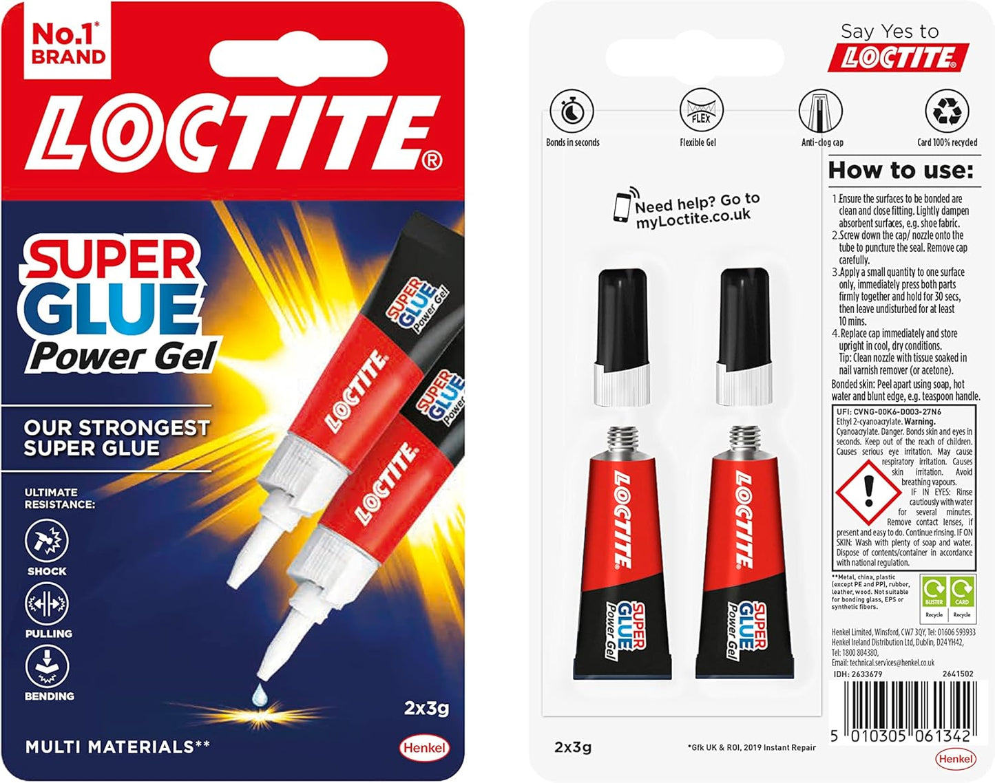 Loctite Power Gel Duo 2 x 3g