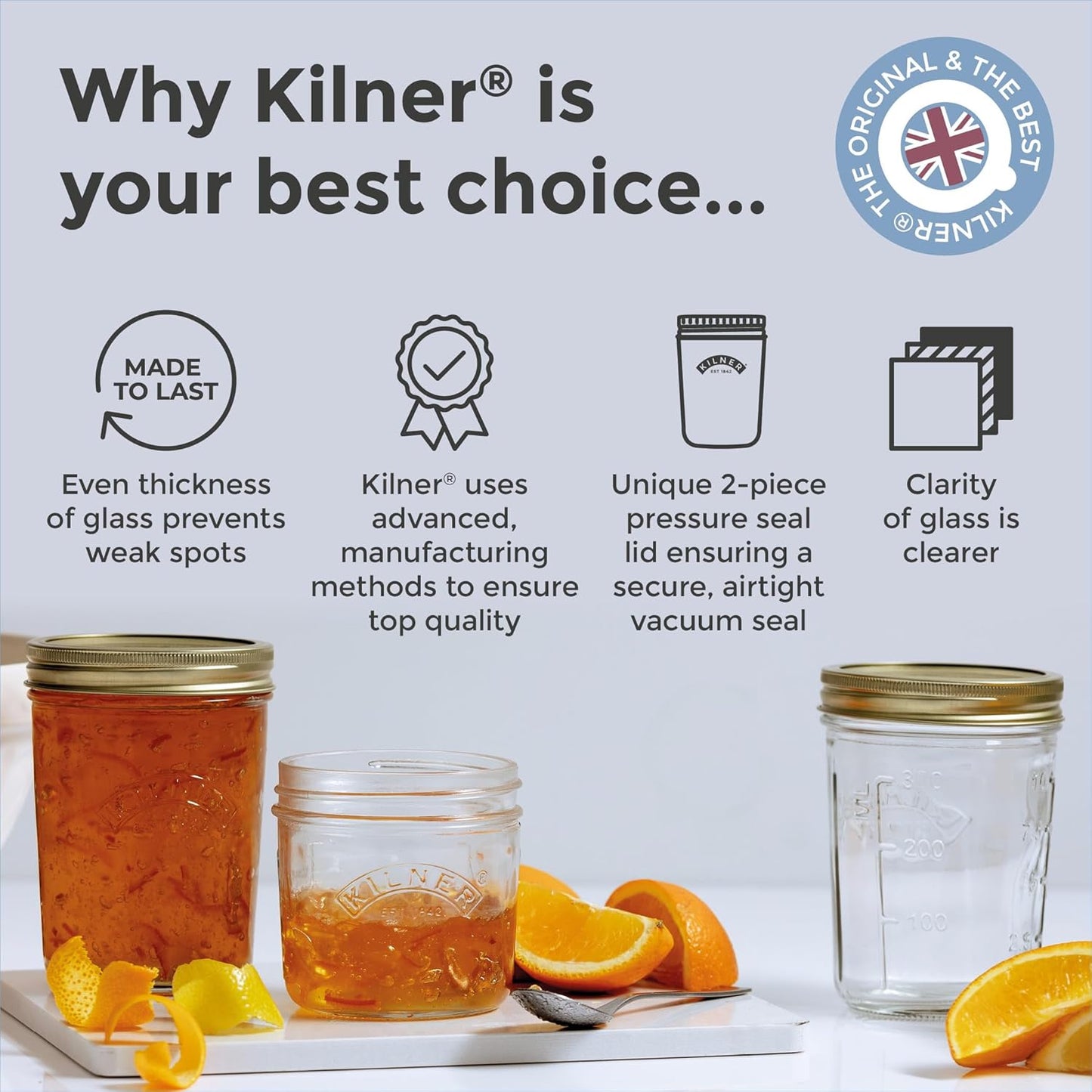 Kilner Wide Mouth Screw Bands