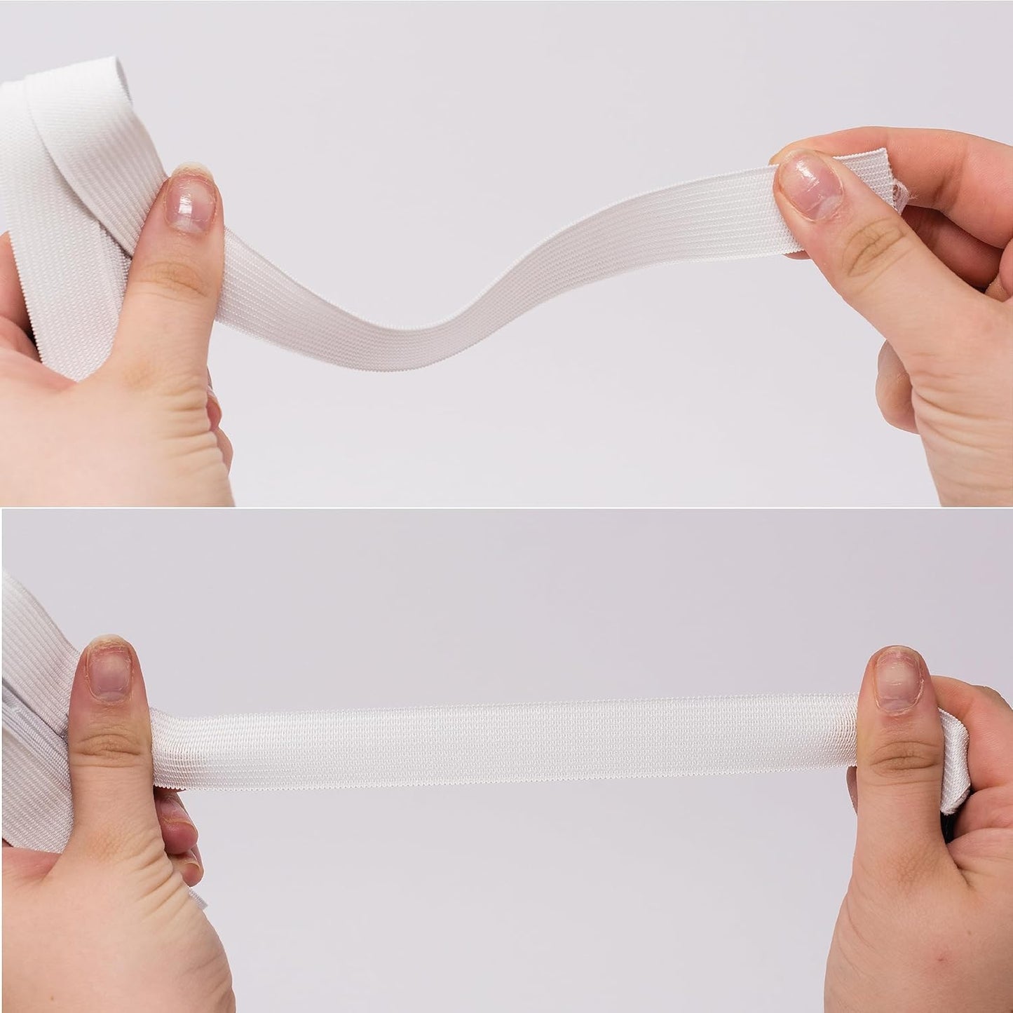 Korbond Elastic – White 20mm x 2m