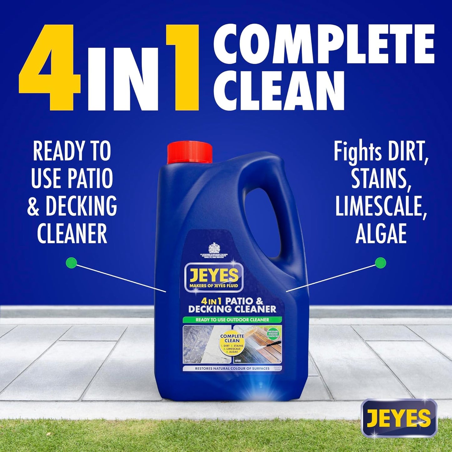 Jeyes 4 In 1 Patio & Decking Cleaner