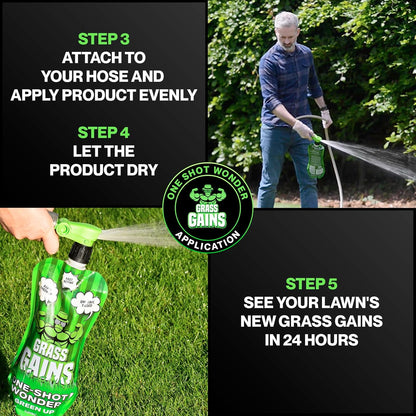 Grass Gains One-Shot Wonder Hose Applicator