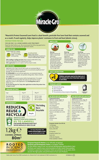 Miracle-Gro® 2 in 1 Nourish & Protect Seaweed Lawn Food