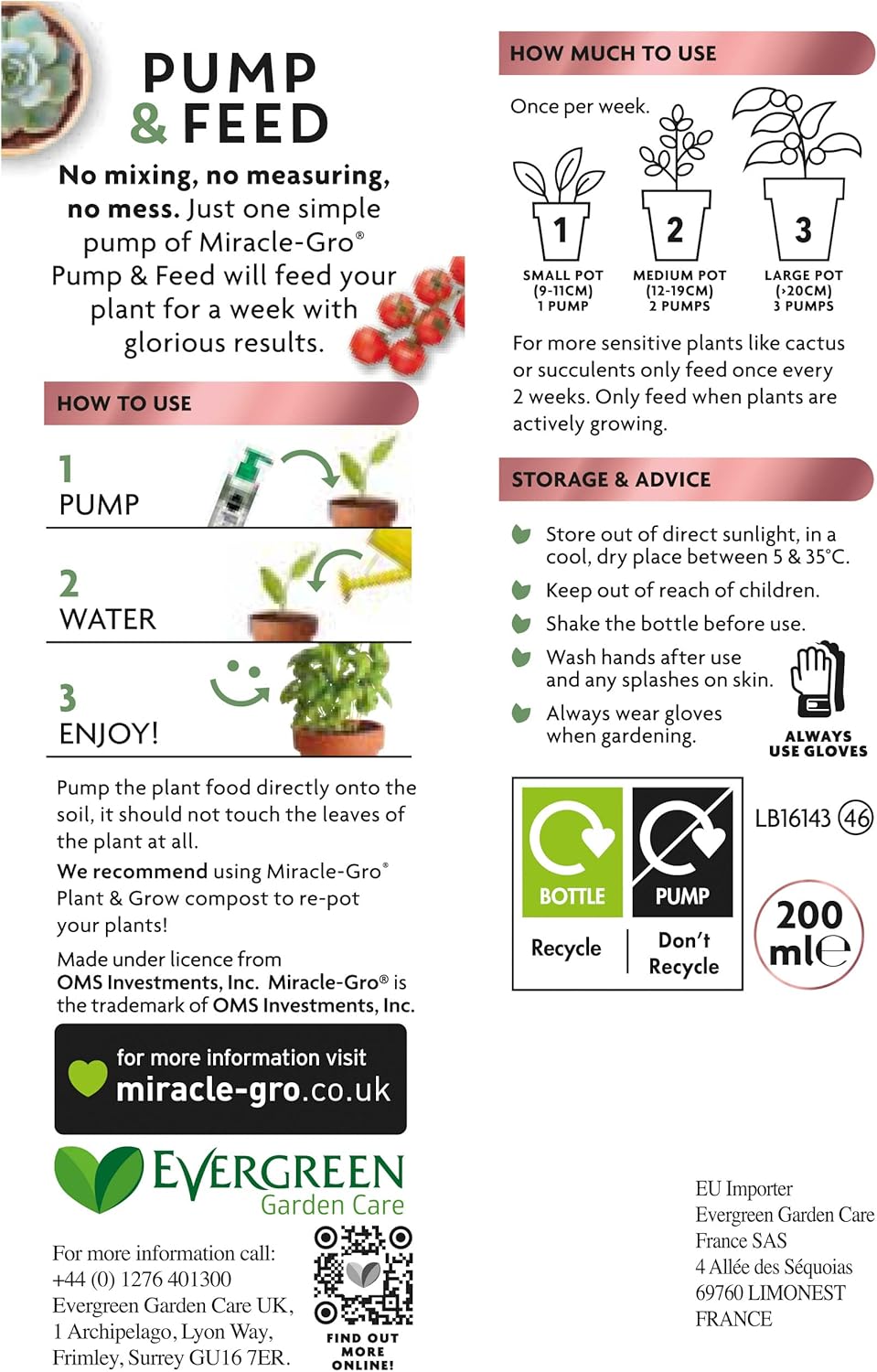 Miracle-Gro® Pump & Feed All Purpose