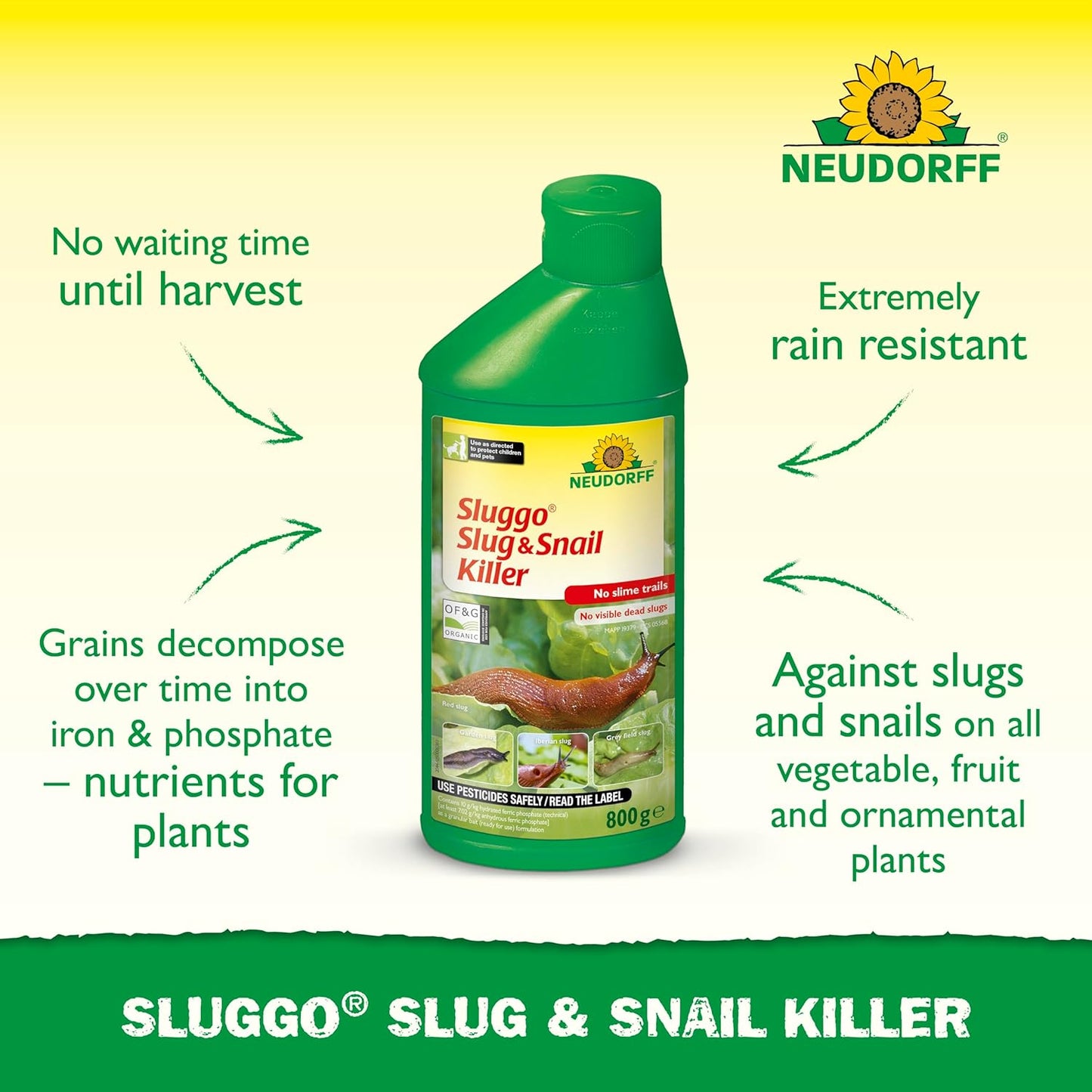 Neudorff Sluggo Slug & Snail Killer