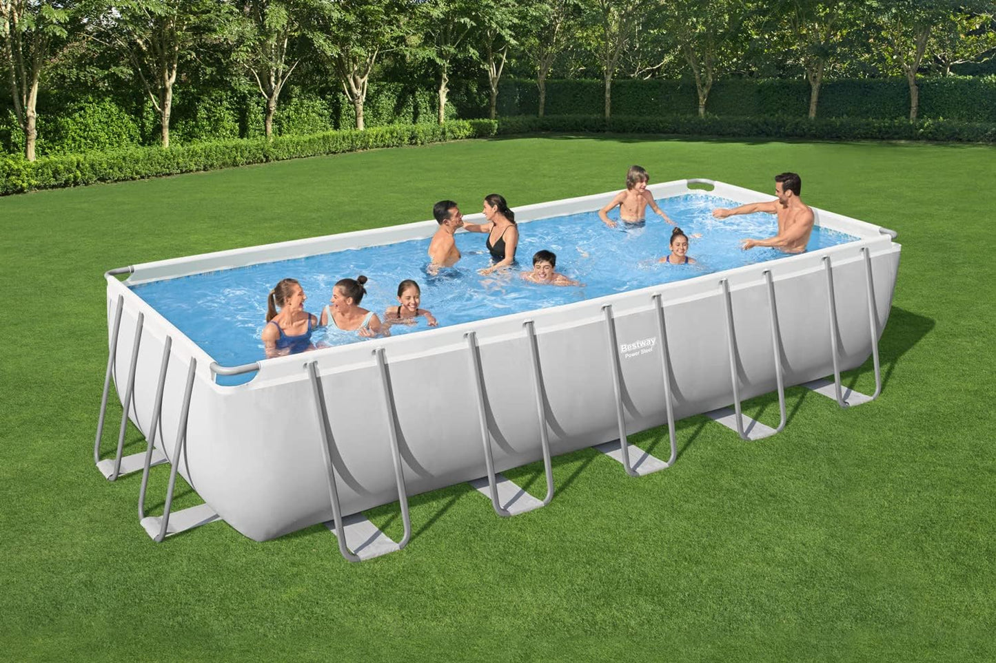 Bestway Power Steel Pool Set 6.4m (21ft) x 2.7m (9ft)