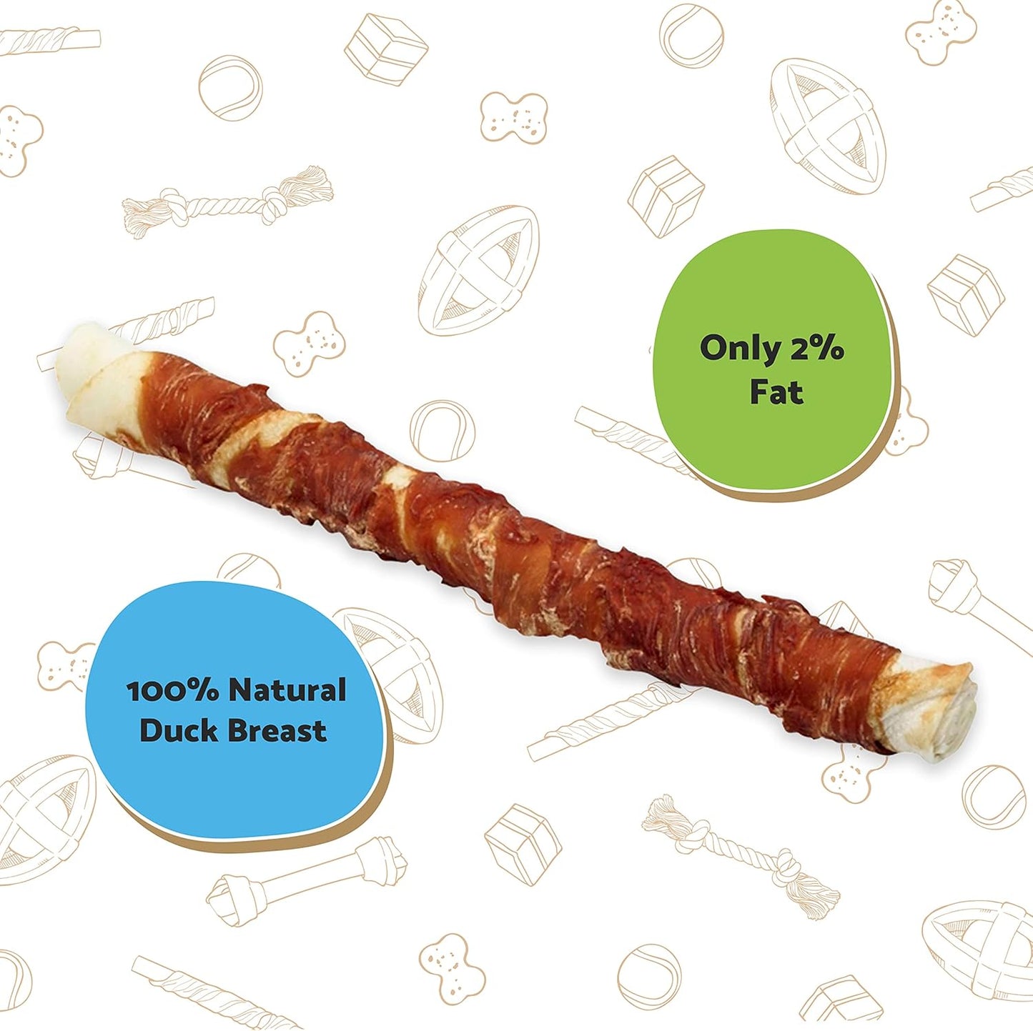 Good Boy Mega Chewy Twist With Duck