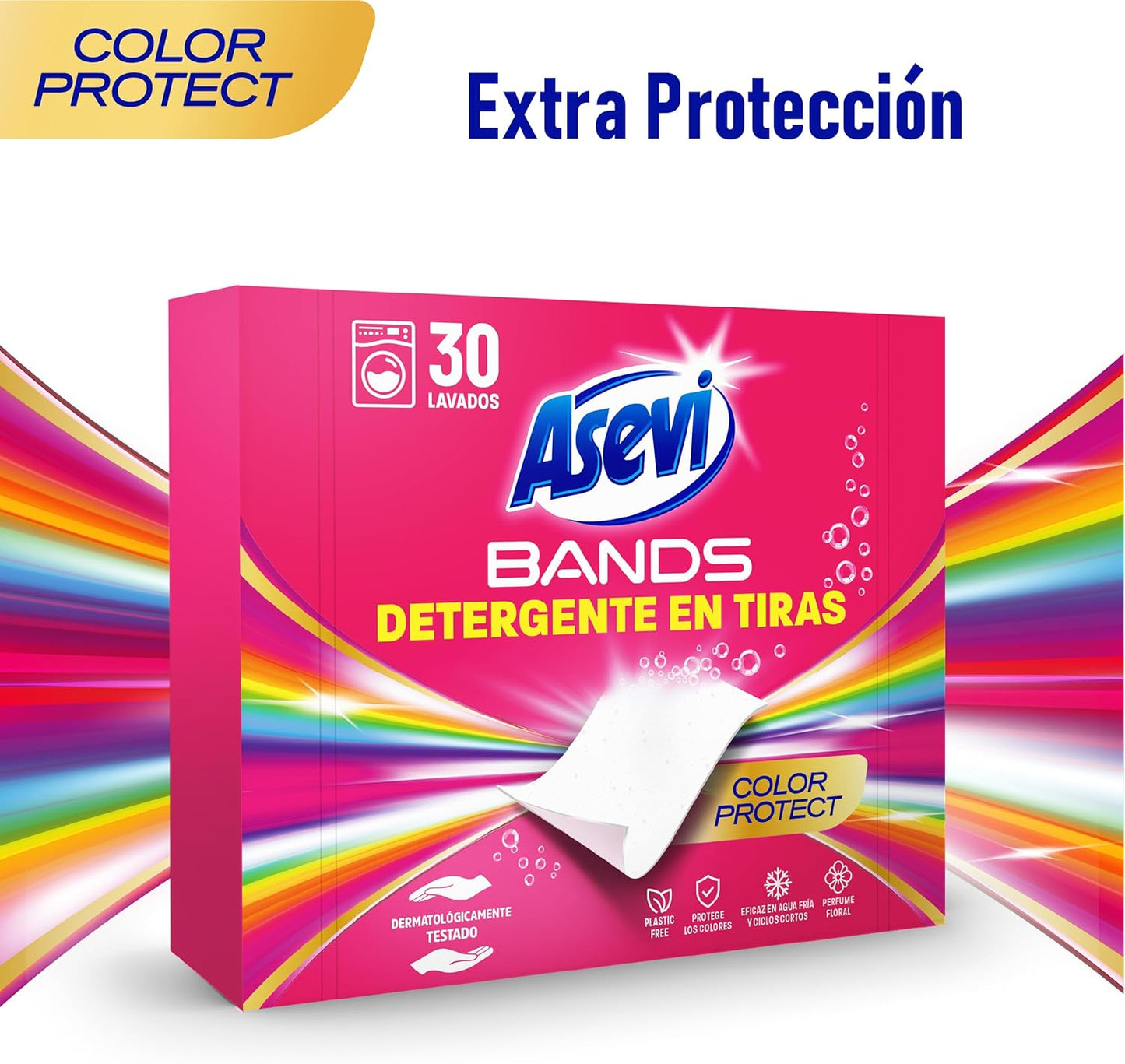 Asevi Detergent Sheets Colour Protect Pk30