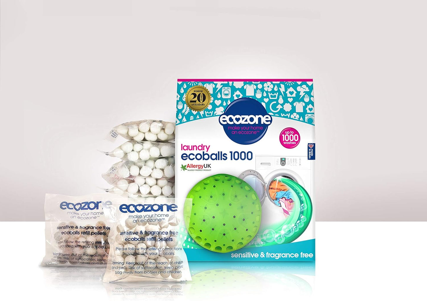 Ecozone Ecoballs Fragrance Free