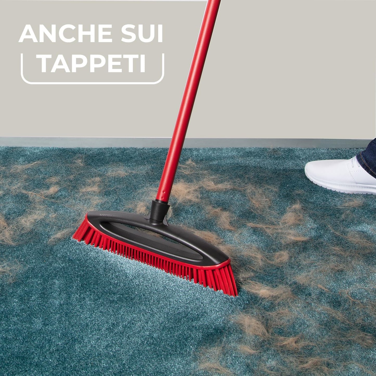 Vileda Pet Pro Rubber Broom