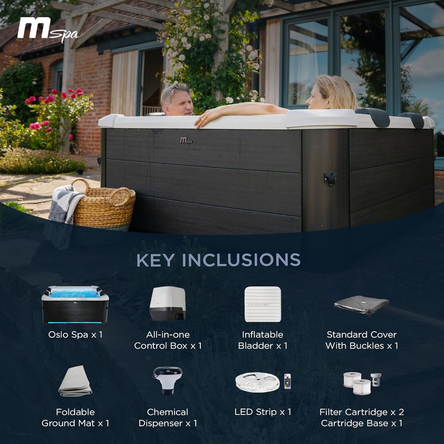 MSpa Oslo 4-6 Person Hot Tub