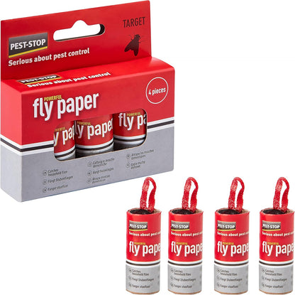 Pest-Stop Flypaper Pack 4