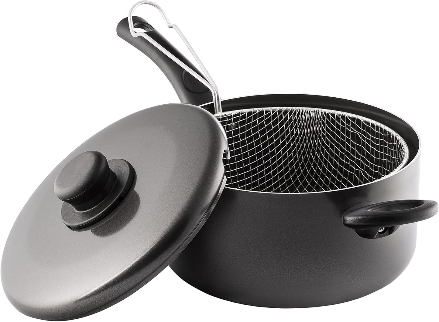 Pendeford The Chef's Choice Polished Chip Pan & Lid 20cm