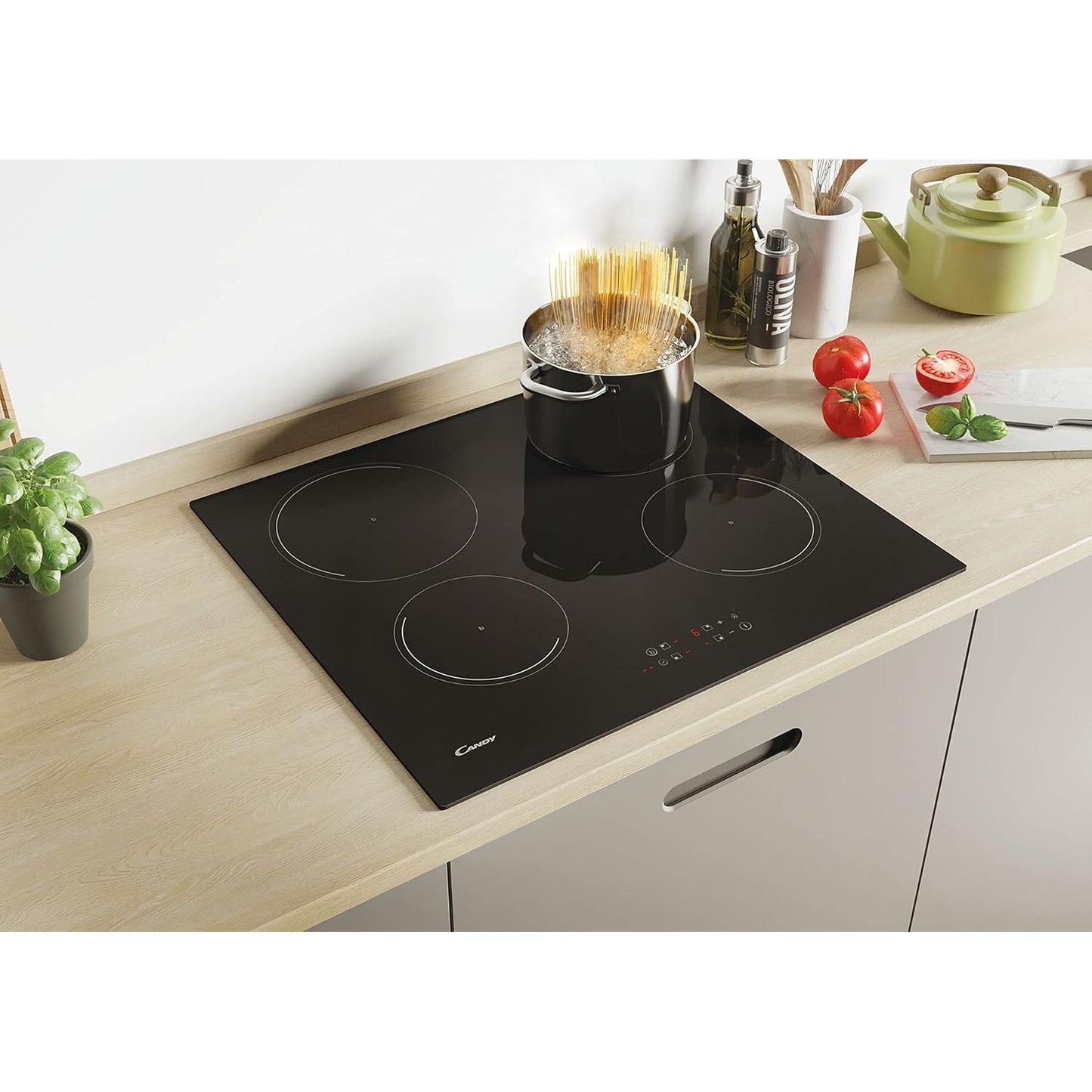 Candy 60cm 4 Zone Induction Hob, Touch Control