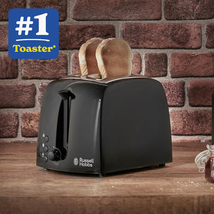 Russell Hobbs Textures Toaster Black