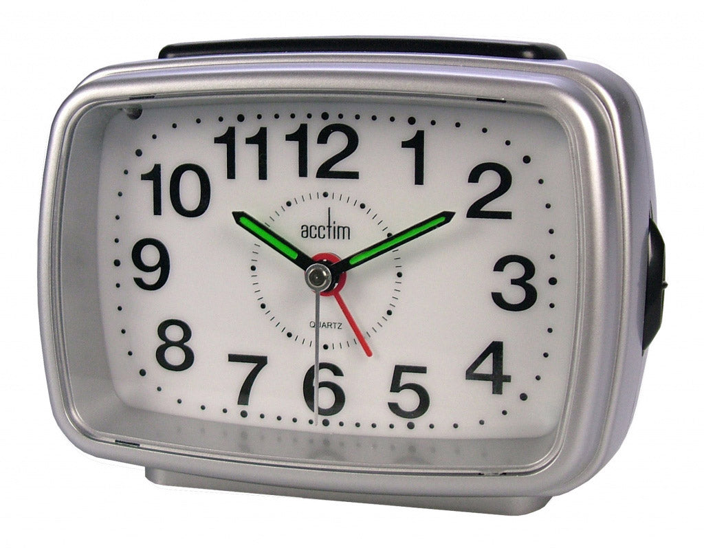 Acctim Retro 2 Clock Silver /White