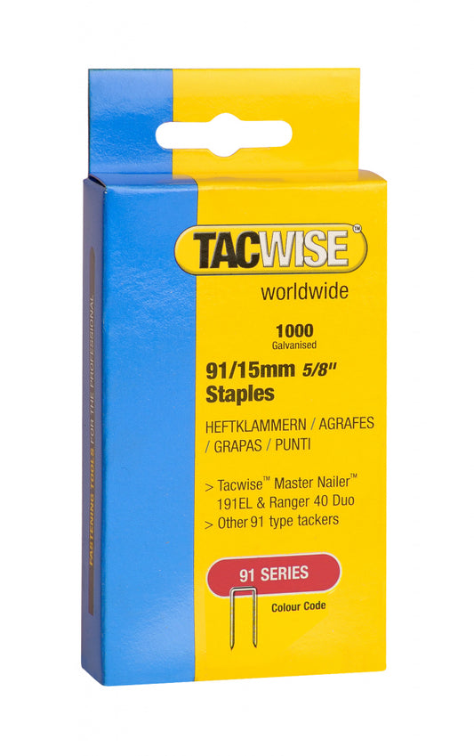 Tacwise Tacker Staples (91)