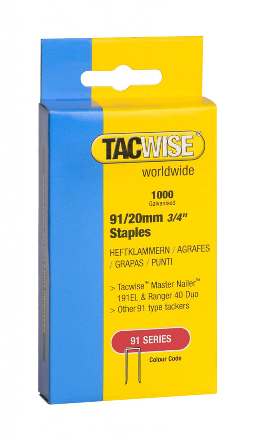 Tacwise Tacker Staples Pack 1000