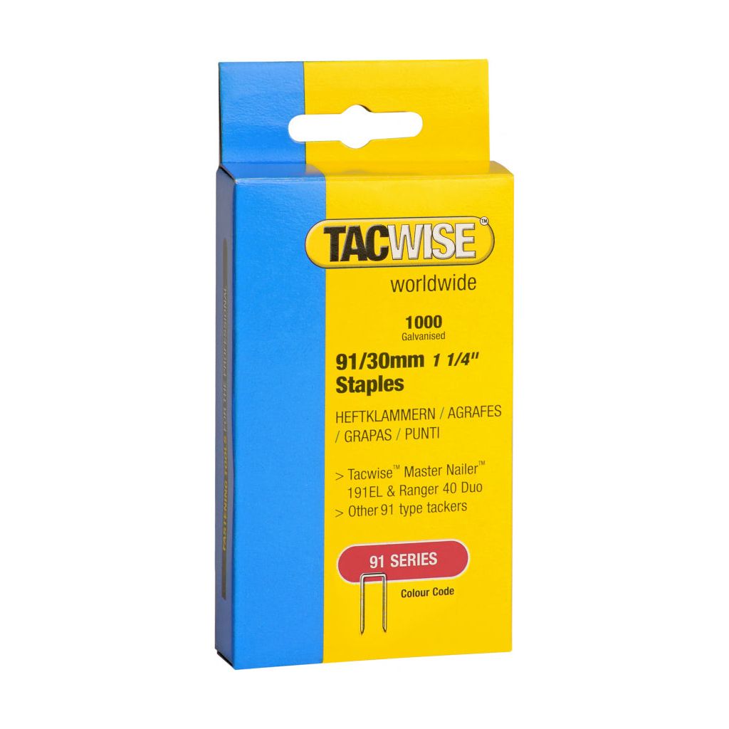 Tacwise Tacker Staples (91)