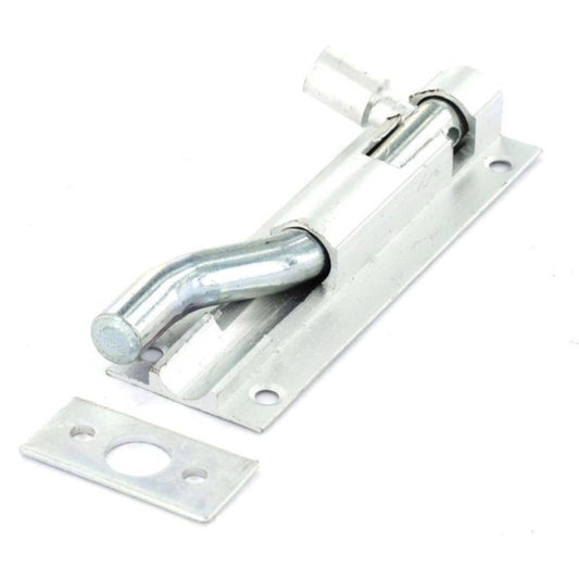 Boulon de porte à col en aluminium Securit 1" de large 100 mm