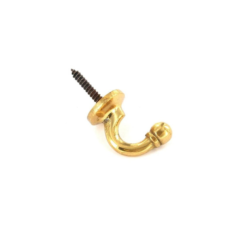 Securit Brass Tieback Hooks Ball End (2)