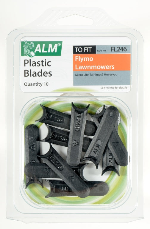 ALM Plastic Blades -  with Small Half-Moon