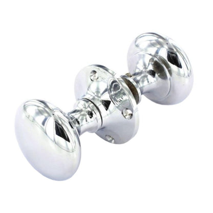 Securit Rim Knob Set Chrome (Pair)