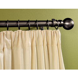 Woodside Black Metal Extending Curtain Pole