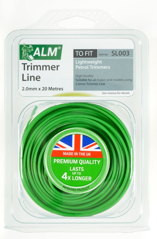 Hilo de corte ALM - Verde 2,0 mm x 20 m