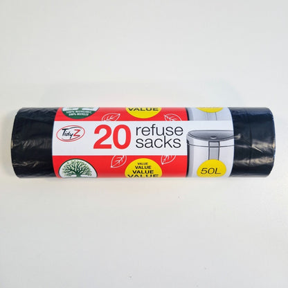 Tidyz Refuse Sacks 50l Pk100