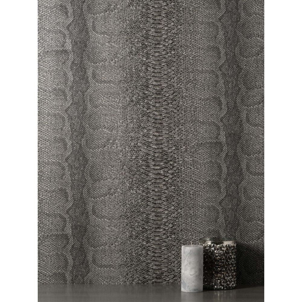 Fine Decor Selvaggia Snake Skin Dark Coffee Wallpaper (C88735)