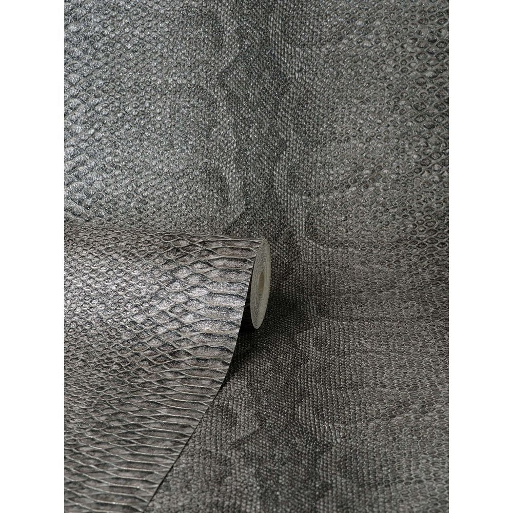 Fine Decor Selvaggia Snake Skin Dark Coffee Wallpaper (C88735)