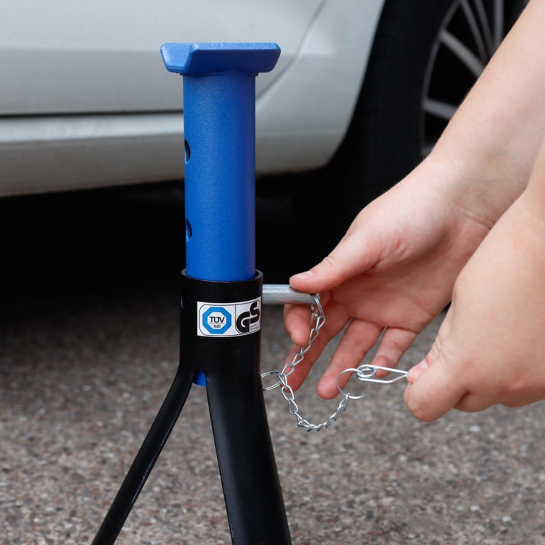 Streetwize Pair of Adjustable Fixed Base Axle Stands