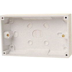 Caja Dencon Twin Gang (interior 41 mm, exterior 44 mm) con tierra