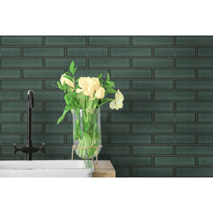 Holden Celadon Gloss Tile Wallpaper