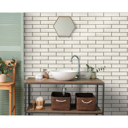 Holden Celadon Gloss Tile Dove Wallpaper (89389)