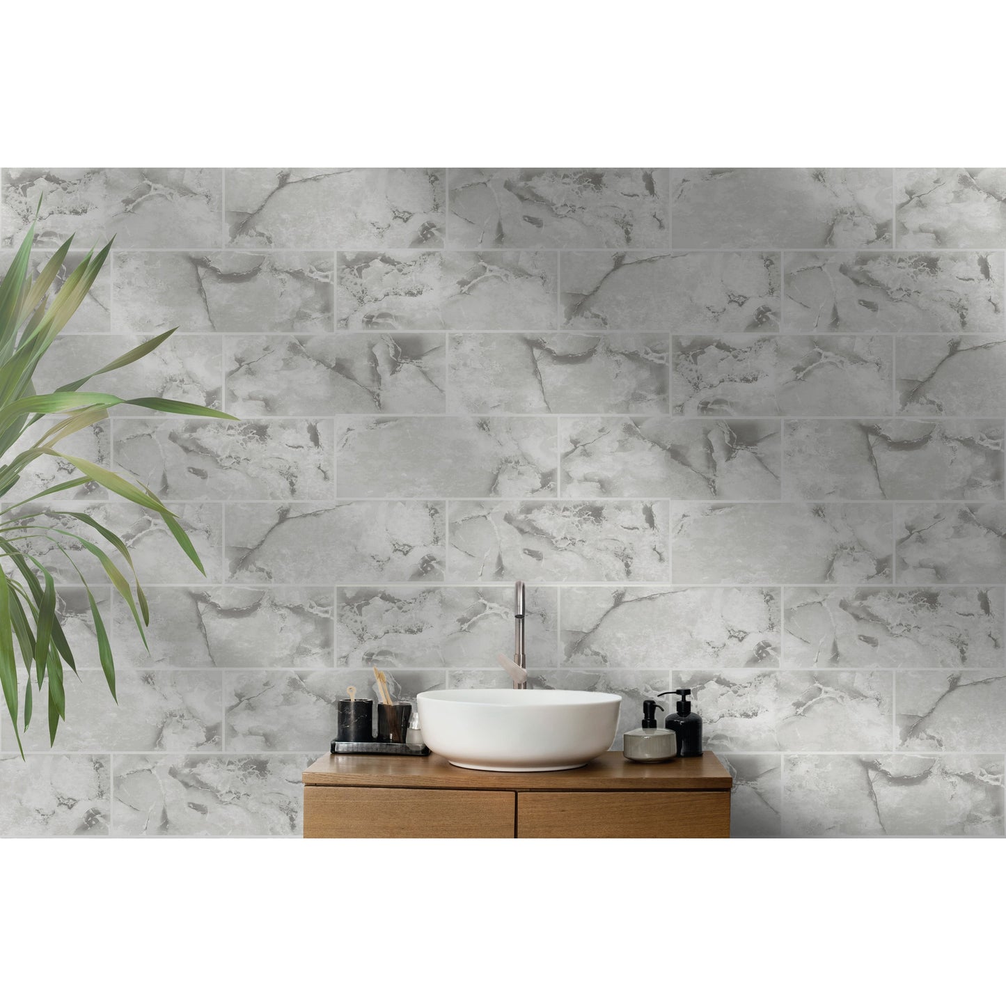 Holden Odeon Marble Tile Wallpaper