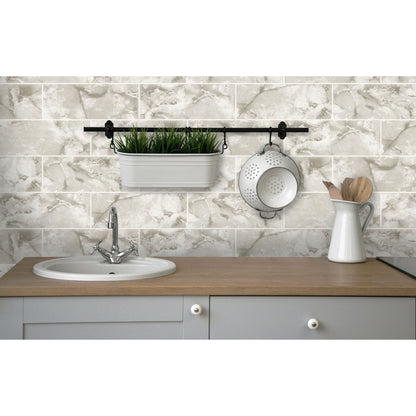 Holden Odeon Marble Tile Wallpaper