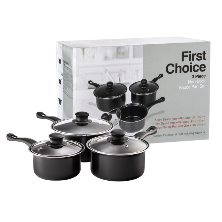 Ensemble de casseroles antiadhésives Pendeford First Choice