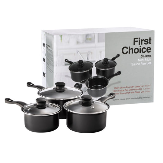 Pendeford First Choice Non-Stick Sauce Pan Set