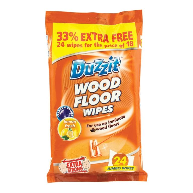 Lingettes pour parquet Duzzit