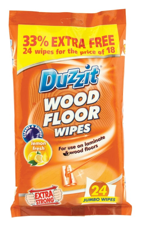 Lingettes pour parquet Duzzit