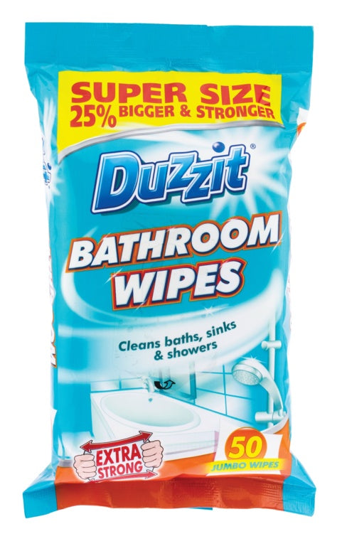 Lingette de salle de bain Duzzit 50 lingettes géantes